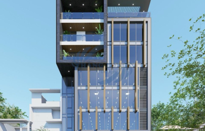 Thiết kế thi công nhà phố kết hợp văn phòng tại Nguyễn Trãi, TX, HN